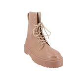 PLATFORM BOOTS TAN 10.5 US