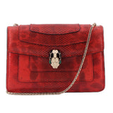 BULGARI SERPENTI FOREVER MINI CROSSBODYS RED