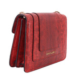 BULGARI SERPENTI FOREVER MINI CROSSBODYS RED