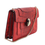 BULGARI SERPENTI FOREVER MINI CROSSBODYS RED