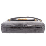 YSL SM MANHATTAN SHOULDER BAGS BLACK