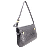 YSL SM MANHATTAN SHOULDER BAGS BLACK