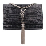 YSL SMALL KATE TASSEL CROSSBODYS BLACK
