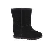 UGG CLASSIC FEMME SHORT WEDGE BOOTS BLACK 11 US