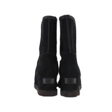 UGG CLASSIC FEMME SHORT WEDGE BOOTS BLACK 11 US
