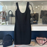 HERVE LEGER BANDAGE DRESSES BLACK M