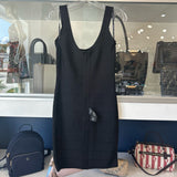 HERVE LEGER BANDAGE DRESSES BLACK M