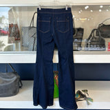 PILCRO FLARED HIGH RISE JEANS DENIM BLUE S | 25