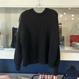 KNOTTYONES RIBBED SWEATERS BLACK O/S