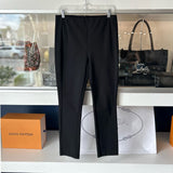 RAG & BONE HIGH RISE STRAIGHT LEG PANTS BLACK M | 10