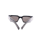 SAINT LAURENT SL572 SQUARE FRAME SUNGLASSES BLACK