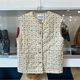 FRNCH VALERIE VEST IVORY S