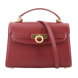 PARISA WANG MADISON MICRO TOP HANDLE CROSSBODYS BURGUNDY