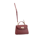PARISA WANG MADISON MICRO TOP HANDLE CROSSBODYS BURGUNDY