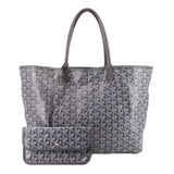 GOYARD ST LOUIS W POUCH TOTES GRAY