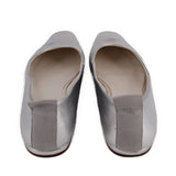 FRANCO SARTO VANA BALLET FLATS SILVER 9 US