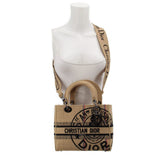 DIOR LADY D-LITE JUTE CROSSBODYS TAN