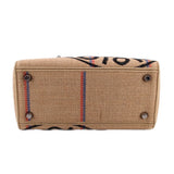 DIOR LADY D-LITE JUTE CROSSBODYS TAN