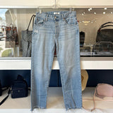 MOUSSY HIGH RISE VINTAGE DENIM PANTS BLUE S | 27