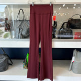LULULEMON GROOVE FLARE NULU PANT ACTIVEWEAR MAROON S | 6