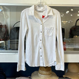 FAHERTY SUNWASHED KNIT LONG SLEEVE SHIRT TOPS WHITE XS