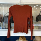 SUNDRY WRAP TOPS RUST S