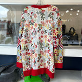 ALICE + OLIVIA PRINT SWEATERS RED L