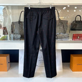 GUCCI MEN'S WEB BEE PRINT TIE PANTS NAVY 48