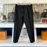 GUCCI MEN'S STRAIGHT LEG TIE PANTS GRAY 48