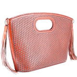 ORIGINES CALF HAIR HANDLE BAG BROWN