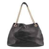 GUCCI CHAIN SOHO SHOULDER BAGS BLACK