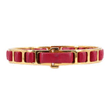 FENDI FENDISTA BANGLE BRACELETS PINK