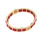 FENDI FENDISTA BANGLE BRACELETS PINK