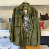 RVCA OVERSIZED JACKETS GREEN S / M
