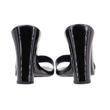 GUCCI HORSEBIT PATENT LEATHER HEELS BLACK 8.5 US