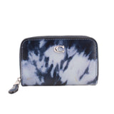 COACH SMALL ZIP AROUND WALLETS BLUE