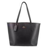 COACH LEATHER CITY TOTES BLACK