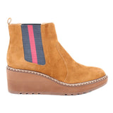 CECELIA GEMMA PLATFORM ANKLE BOOTS BROWN 9.5 US