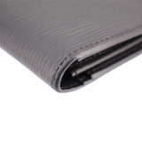 LOUIS VUITTON BRAZZA WALLETS BLACK EPI