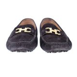 FERRAGAMO LOAFER FLATS BLACK 8.5 US
