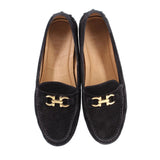 FERRAGAMO LOAFER FLATS BLACK 8.5 US
