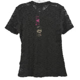 JOHNNY WAS LACE TOPS BLACK S