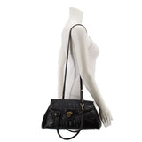 BRAHMIN VINTAGE JESSICA SATCHELS BLACK