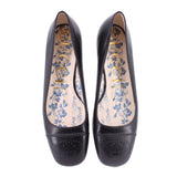 GUCCI HILLS BALLET FLATS BLACK 39 EU | 9 US