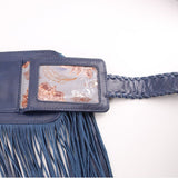 HOBO PLUME WRISTLET WALLETS BLUE