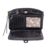 HOBO LEATHER WALLETS BLACK