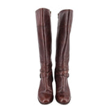 MARC FISHER TALL BOOTS BROWN 9 US