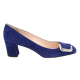 PRADA SUEDE HEELS BLUE 40 EU | 9 US