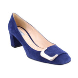PRADA SUEDE HEELS BLUE 40 EU | 9 US