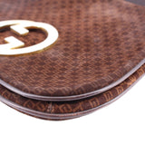 GUCCI RETRO BLONDIE SHOULDER BAGS BROWN